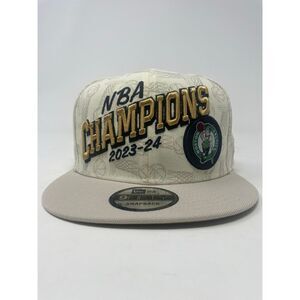 Boston Celtics New Era 2024 NBA Finals Champions Locker Room 9FIFTY Snapback Hat